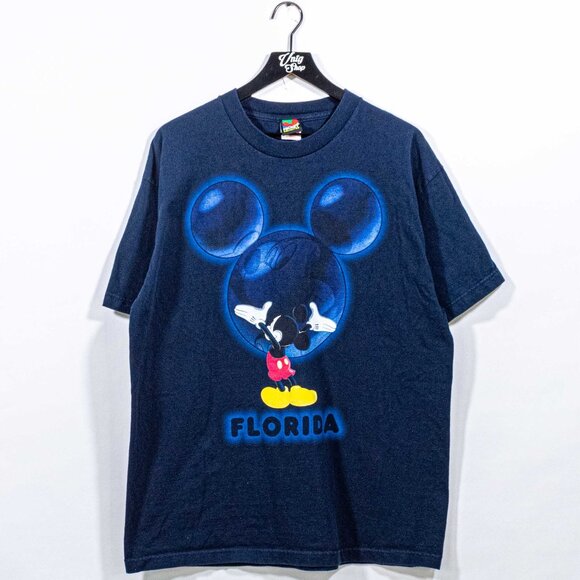 Mickey Mouse Ears Disney Florida T-Shirt XL VTG 90s Cartoon Retro - Picture 1 of 7
